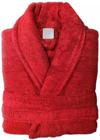 Unisex Shawl Bath Robe in 100% Egyptian Cotton Terry Towels: The Greatest Comfort - Towelsbay