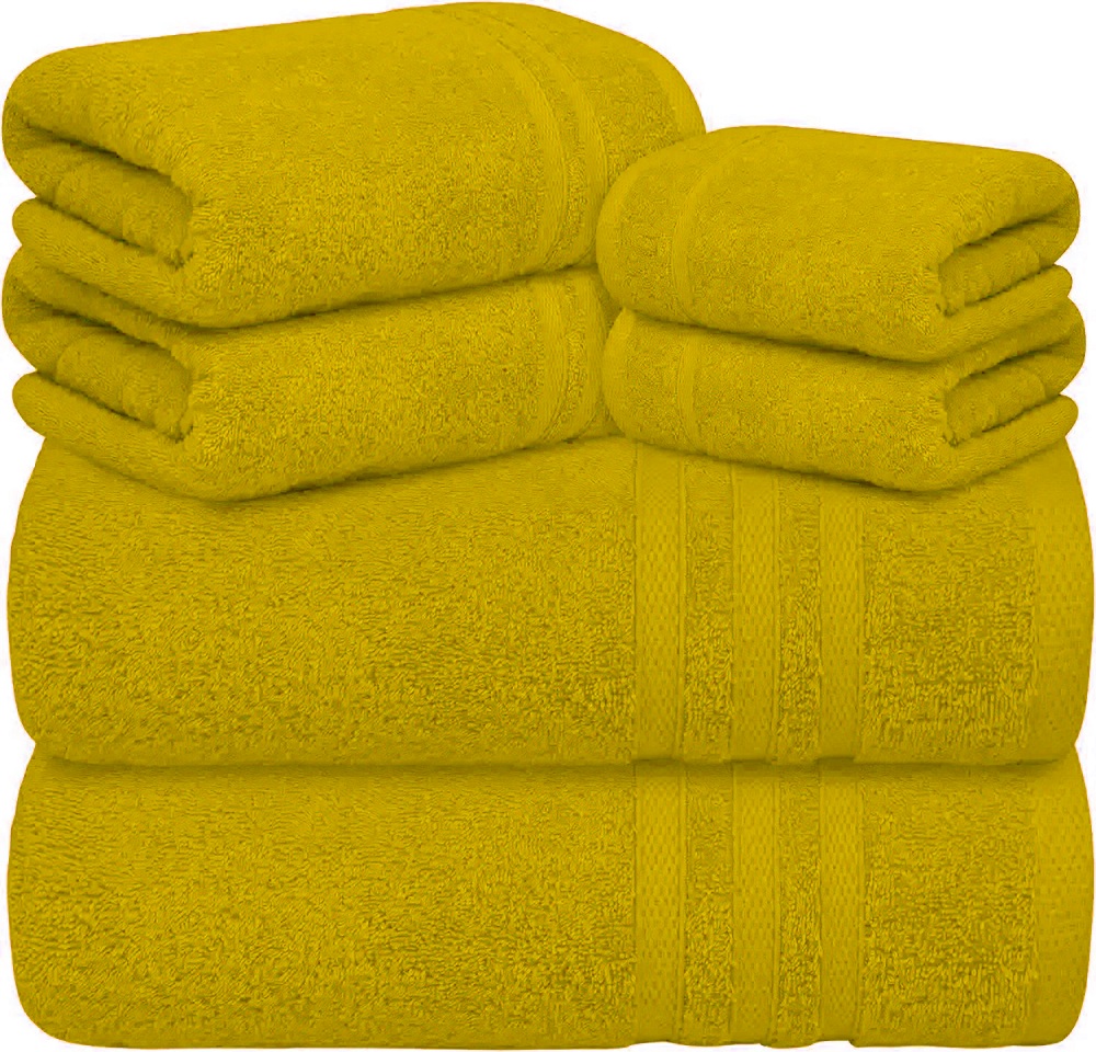 4 Face towels, 2 Hand towels, 2 Bath sheets, 8 Piece 500GSM Towel Bale