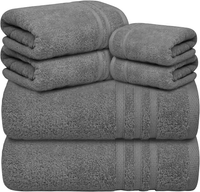 4 Face towels, 2 Hand towels, 2 Bath sheets, 8 Piece 500GSM Towel Bale