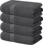 4-Piece Set of 600GSM Bath Sheets - Extra Large and Luxuriously Soft 85 X 165 cm Bath Sheets - Towelsbay