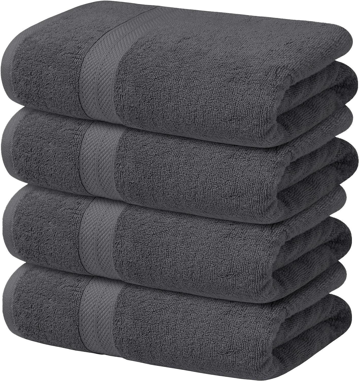 4-Piece Set of 600GSM Bath Sheets - Extra Large and Luxuriously Soft 85 X 165 cm Bath Sheets - Towelsbay