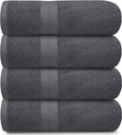 4-Piece Set of 600GSM Bath Sheets - Extra Large and Luxuriously Soft 85 X 165 cm Bath Sheets - Towelsbay