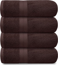 4-Piece Set of 600GSM Bath Sheets - Extra Large and Luxuriously Soft 85 X 165 cm Bath Sheets - Towelsbay