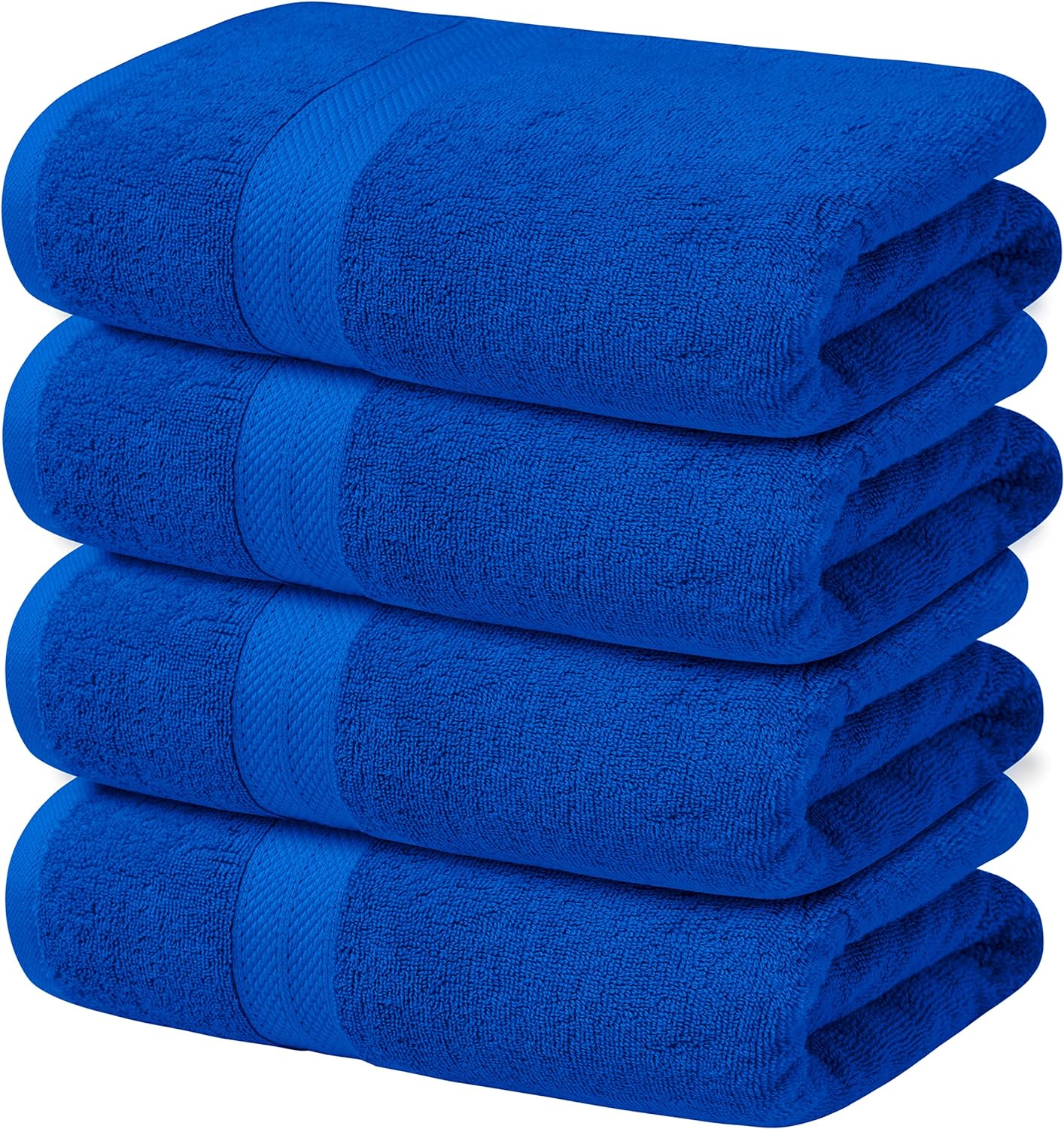 4-Piece Set of 600GSM Bath Sheets - Extra Large and Luxuriously Soft 85 X 165 cm Bath Sheets - Towelsbay