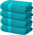 4-Piece Set of 600GSM Bath Sheets - Extra Large and Luxuriously Soft 85 X 165 cm Bath Sheets - Towelsbay