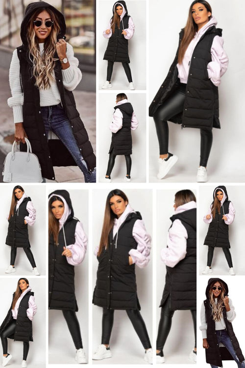 Women's Body Warmer puffer jackets - S-XL-5XL Sizes Available - Towelsbay