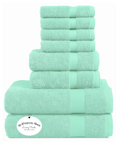 8 Piece Towels Bale Set Super Soft & Absorbent for Multipurpose use - Towelsbay