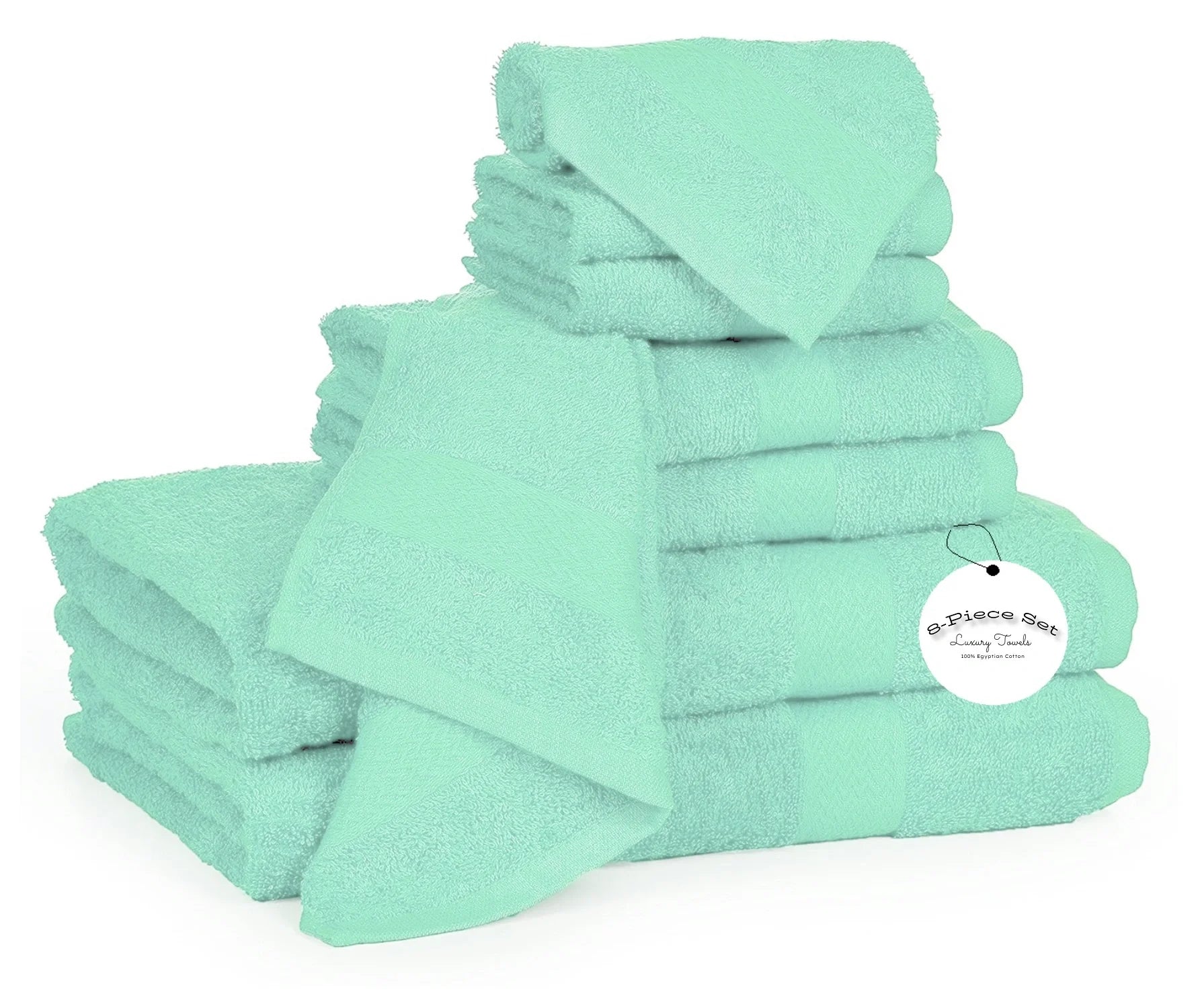 8 Piece Towels Bale Set Super Soft & Absorbent for Multipurpose use - Towelsbay