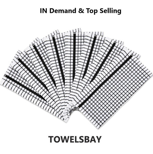 Box of 320 Luxury Wonder Dry Kitchen Cleaning Cloths Tea towels - Towelsbay