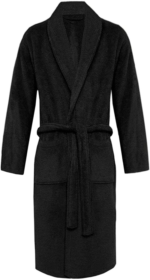 Shawl neck bath robe in soft Egyptian cotton fabric