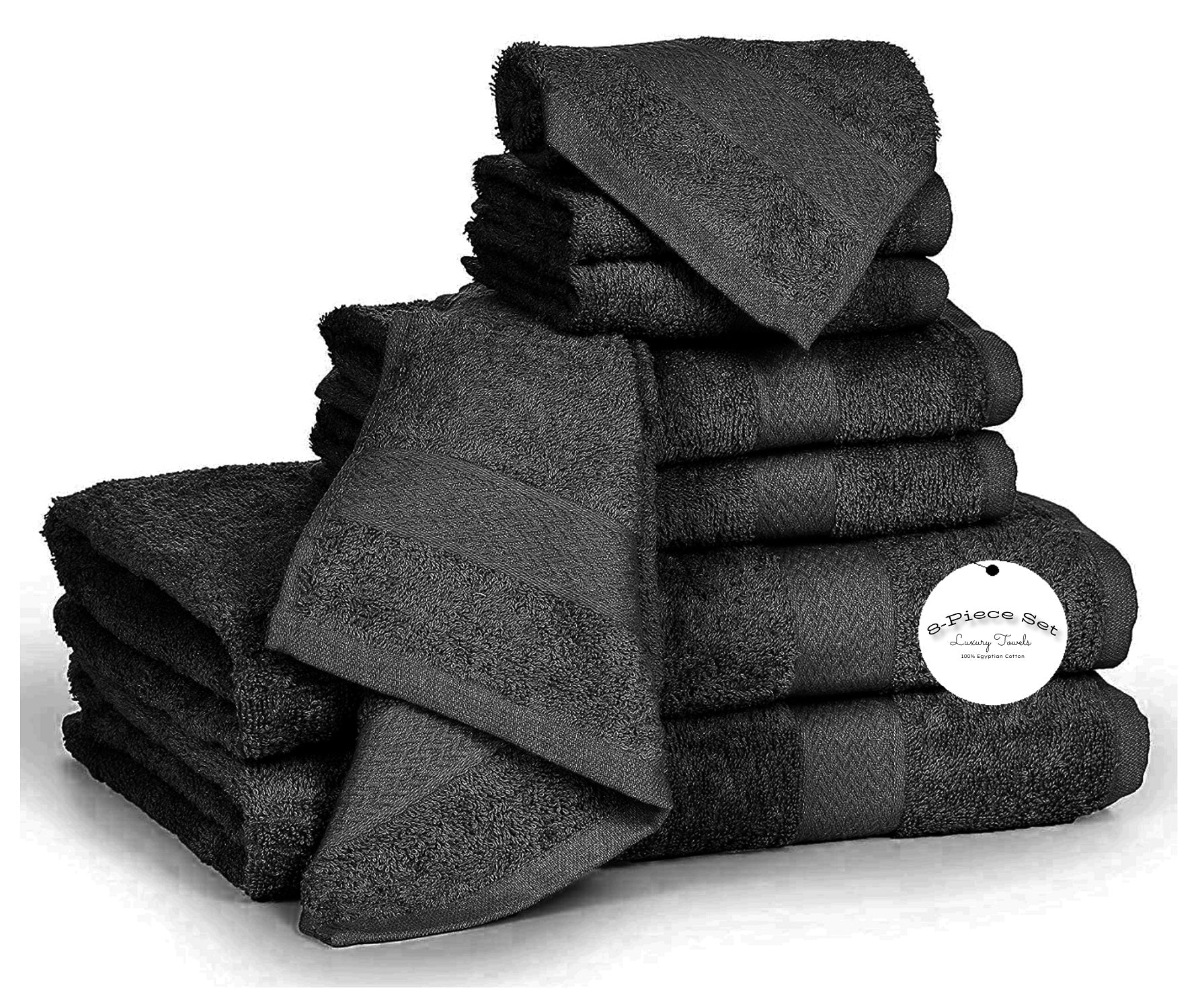 8 Piece Towels Bale Set Super Soft & Absorbent for Multipurpose use - Towelsbay