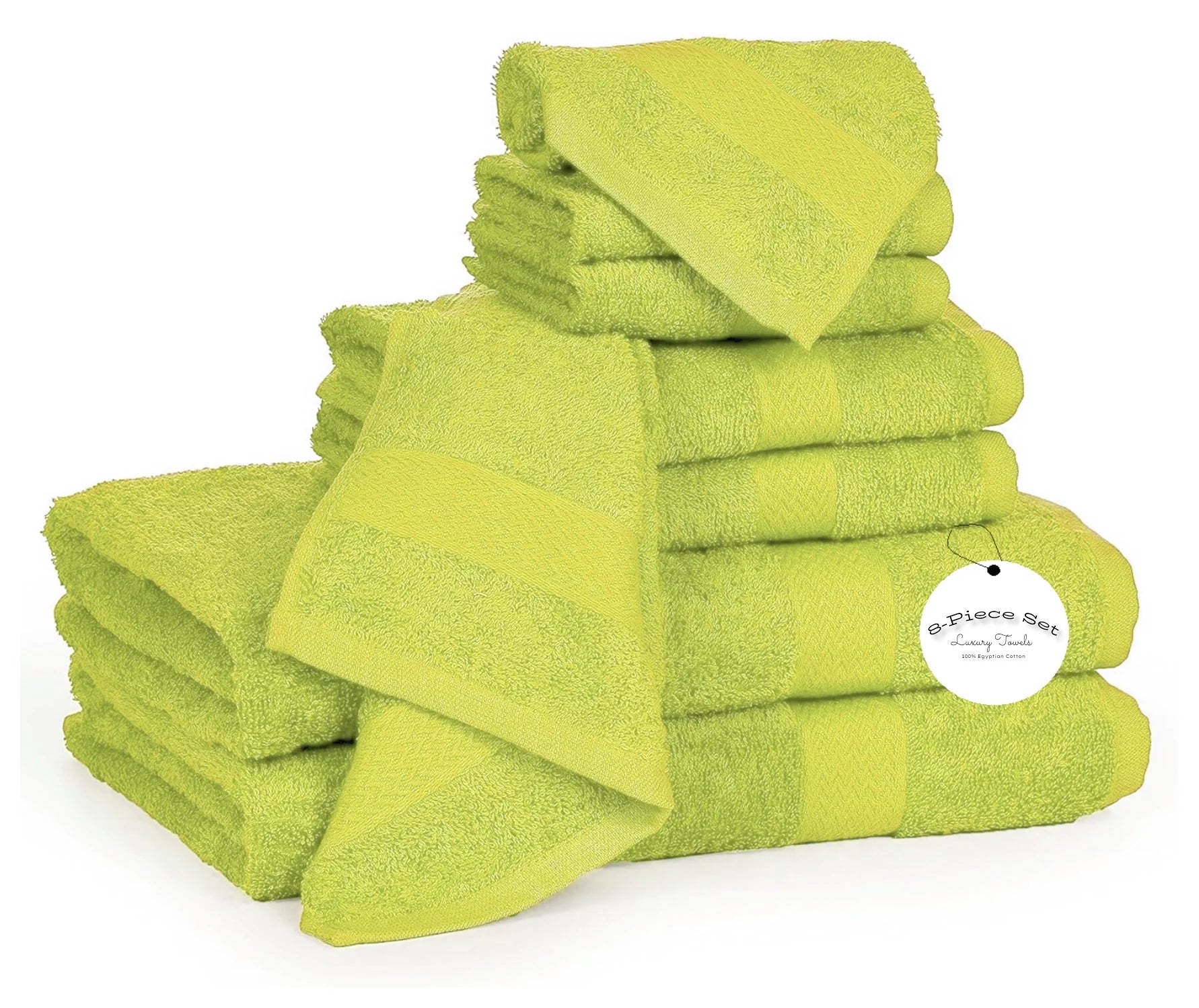 8 Piece Towels Bale Set Super Soft & Absorbent for Multipurpose use - Towelsbay