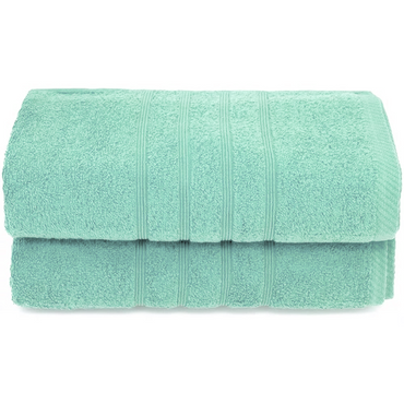 Pack of 2 Large Super Jumbo Bath Sheets 100 X 200cm 100% Egyptian Cotton Soft Towels 500 GSM - Towelsbay