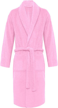 Unisex Shawl Bath Robe in 100% Egyptian Cotton Terry Towels: The Greatest Comfort - Towelsbay