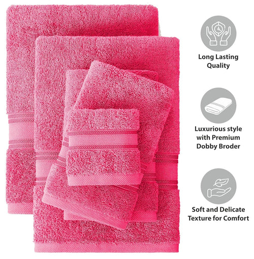 6-Piece Towel Bale - Complete Bathroom Laundry Set - Towelsbay