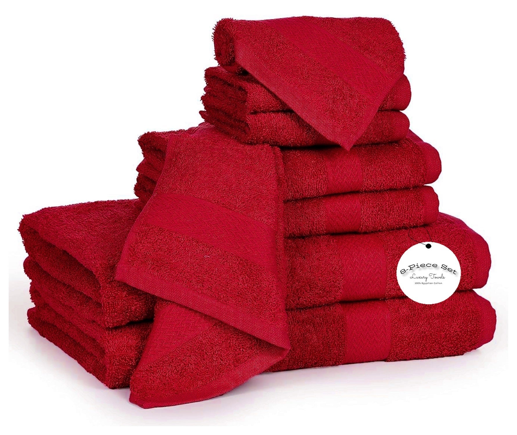 8 Piece Towels Bale Set Super Soft & Absorbent for Multipurpose use - Towelsbay