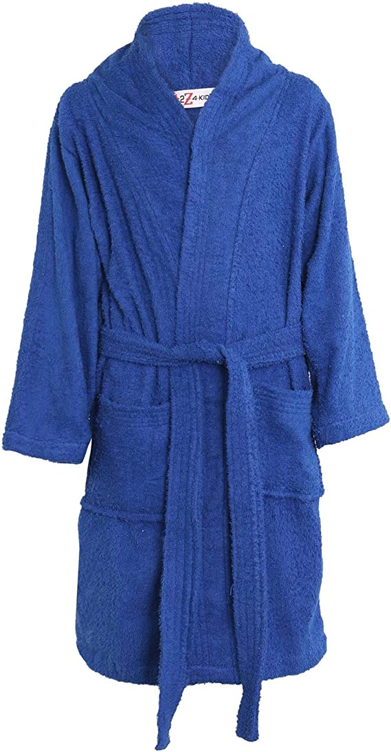 Unisex Shawl Bath Robe in 100% Egyptian Cotton Terry Towels: The Greatest Comfort - Towelsbay