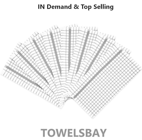 Box of 320 Luxury Wonder Dry Kitchen Cleaning Cloths Tea towels - Towelsbay