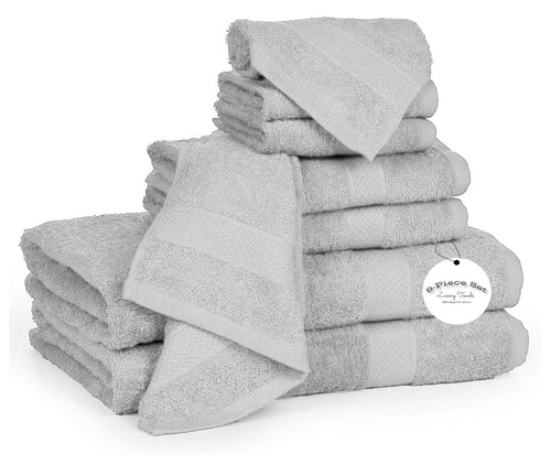 8 Piece Towels Bale Set Super Soft & Absorbent for Multipurpose use - Towelsbay