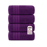 Pack of 4 Extra Large Jumbo Bath Sheets Towels 100% Egyptian Cotton 75 x 150 cm