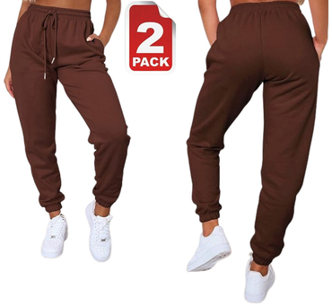 2 X Ladies Tracksuit Bottoms Womens Joggers Trousers Jogging Gym Pants Lounge Wear Fleece Sports Jog Pants S-XXL - Towelsbay