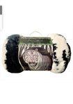 3D Animal Print Effected Mink Faux Fur Throw Fleece Blanket Soft Bed Sofa Couch Plush - Towelsbay