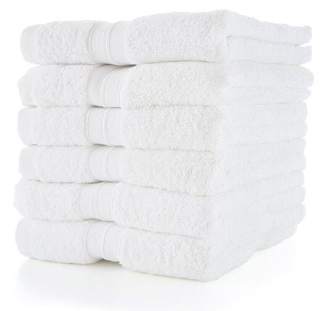 6x Guest Towel 100% Egyptian Cotton 30x50cm Hand Wash Luxury Towels - Towelsbay