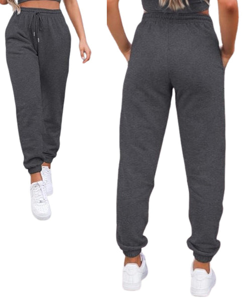 2 X Ladies Tracksuit Bottoms Womens Joggers Trousers Jogging Gym Pants Lounge Wear Fleece Sports Jog Pants S-XXL - Towelsbay