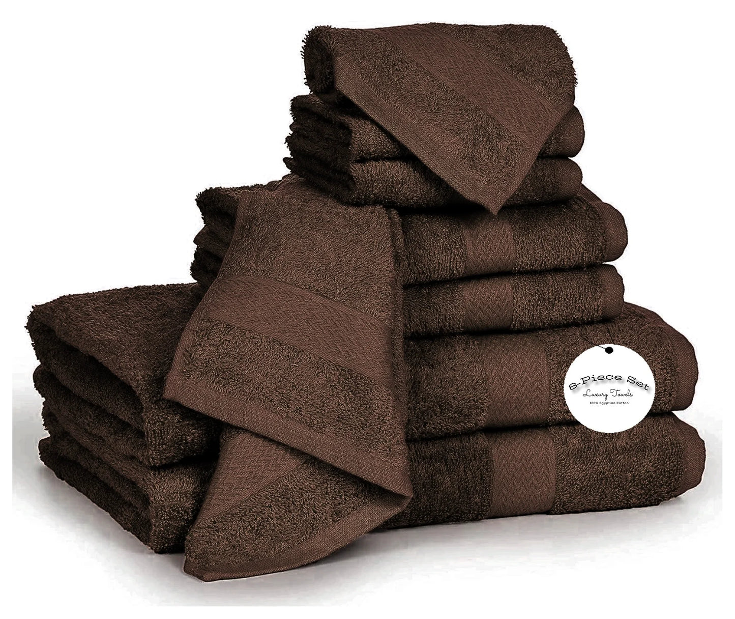 8 Piece Towels Bale Set Super Soft & Absorbent for Multipurpose use - Towelsbay