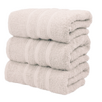 Pack of 3 Hand Towel 100% Egyptian Cotton Super Soft 3X Fingertip Towels 50x80cm - Towelsbay