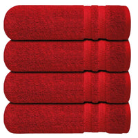 Premium 4-Piece Jumbo Towel Set 100% Egyptian Cotton