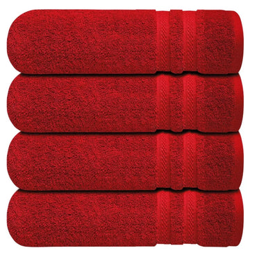 Premium 4-Piece Jumbo Towel Set 100% Egyptian Cotton