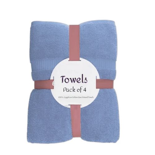 Luxury at Your Fingertips: Buy the Set of 4 High Quality 100% Cotton Hand Towels - Towelsbay