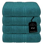 4X Large Bath Towels 75 x 150 cm 100% Egyptian Cotton Bath Sheets Towels 500GSM - Towelsbay