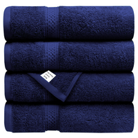 4x Extra Large Jumbo Budget Bath Sheets Luxury 100% Cotton Super Soft Big Bath Towels