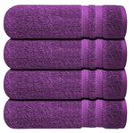 Soft Jumbo Bath Towels 4-Piece Set Egyptian Cotton