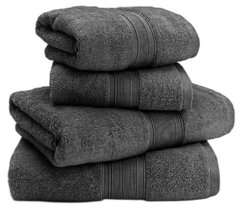 Super Soft 2 Hand Towels, 2 Bath Towels - 800GSM, 4 Piece Towels Bale Set Towelsworld