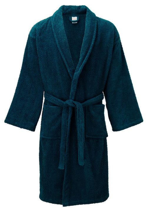 Cozy Cotton Terry Bathrobe Ideal for Spa Days