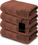 4 x Large Jumbo Budget Bath Sheet Towels 100% Egyptian Cotton Bath Sheets Big Towels 75 x 150 cm Towelsworld