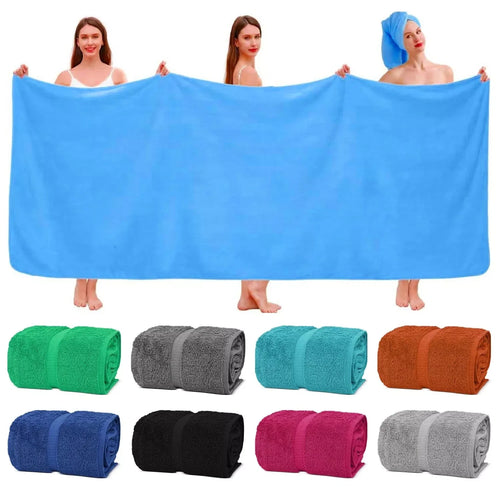 Extra Large Jumbo Bath Sheets Towel 150 x 200 cm 100% Cotton XXXL Towels 600gsm - Towelsbay