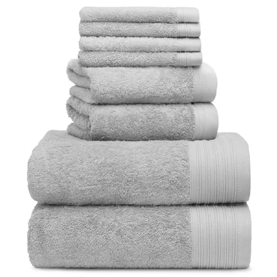 Luxury 100% Egyptian Cotton Towel 6 Piece Bale Set Face Hand Bath Towels 800 GSM