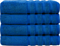 Pack of 4 - XL Giant Bath Towels, 100% Egyptian Cotton, 85 x 165 cm - Towelsbay