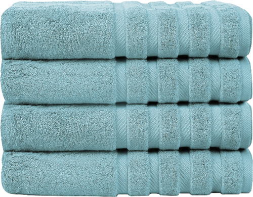 Pack of 4 - XL Giant Bath Towels, 100% Egyptian Cotton, 85 x 165 cm - Towelsbay