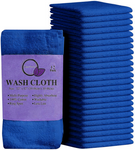 High Quality Egyptian Cotton-12 Pack of Flannel Washcloths -Super Soft - Towelsbay