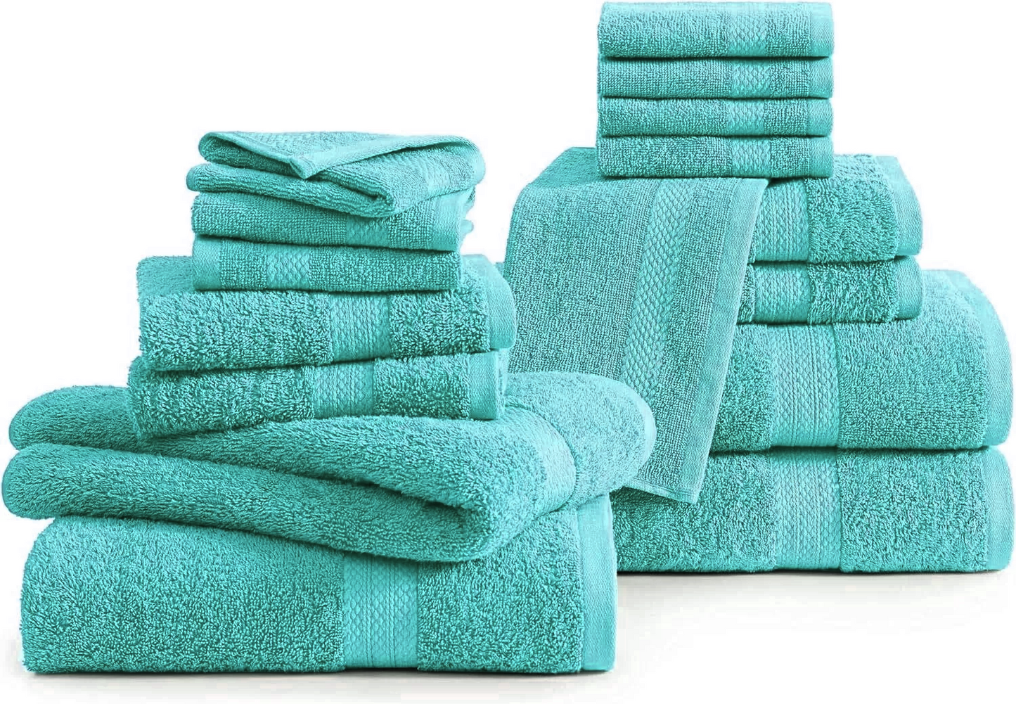 6x Soft Large Hand Bath Towels luxury 100% Egyptian Cotton 800GSM - Towelsbay