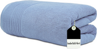 Pure Egyptian Cotton Large Super Jumbo Bath Sheet Big Soft Beach Towels XL (100X 200cm) - Towelsbay