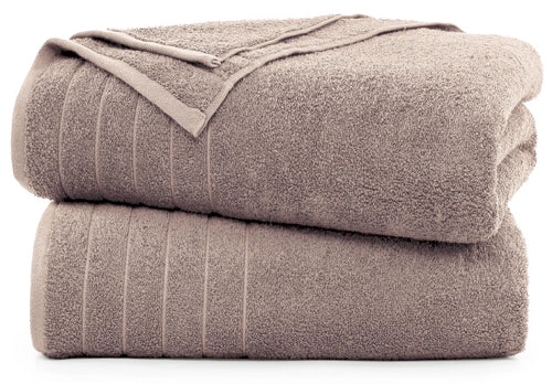 2 X Large Jumbo Bath Sheets 100% Egyptian Cotton Mega Bargain 85 X 165 cm - Towelsbay