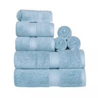 Complete Your Bathroom with This 8 Piece 600GSM Zero Twist Towels Bale