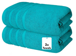 Luxury 2-pack Charcoal Extra Large Bath Towels 100x200cm