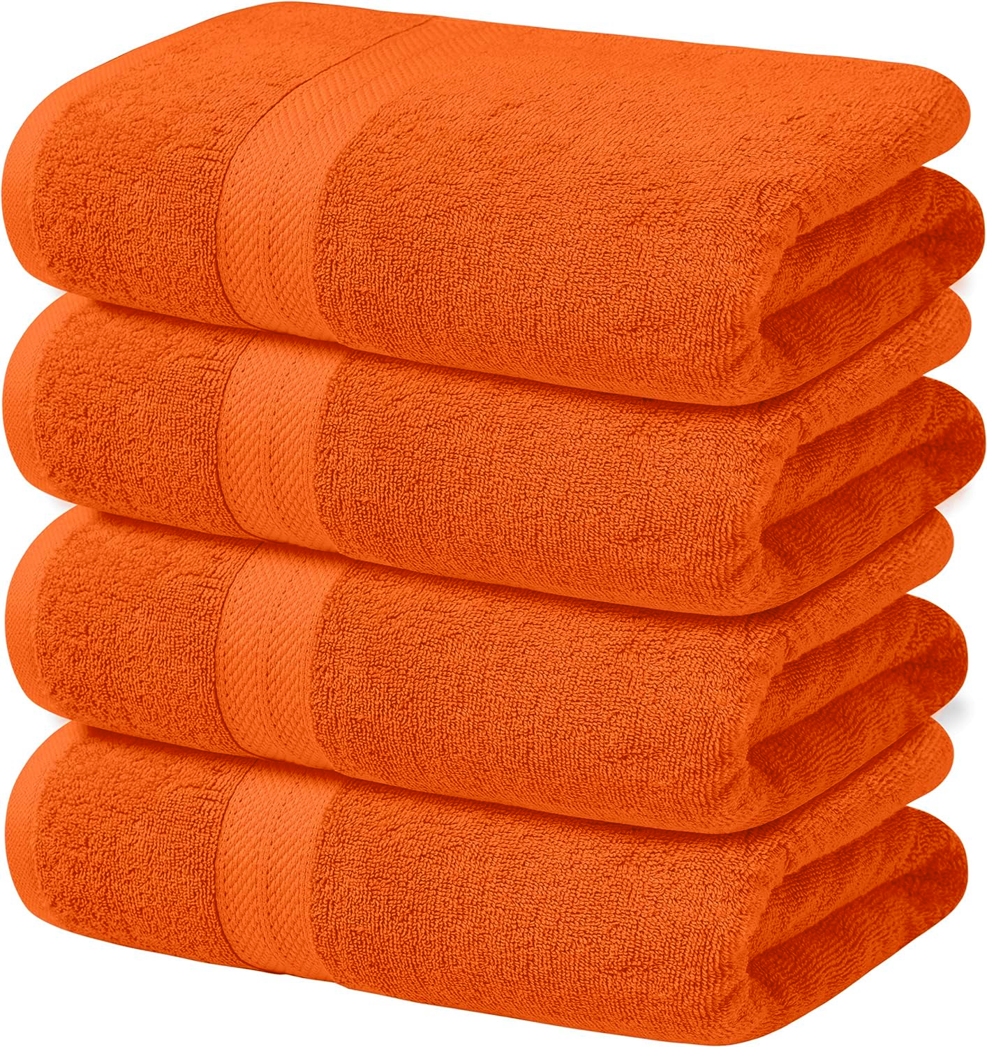 4-Piece Set of 600GSM Bath Sheets - Extra Large and Luxuriously Soft 85 X 165 cm Bath Sheets - Towelsbay